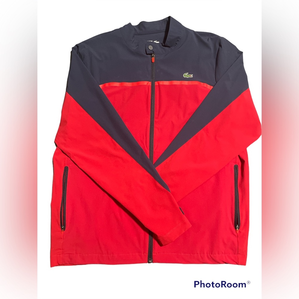 Red Lacoste sports jacket